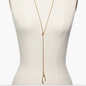 Madewell wishbone necklace